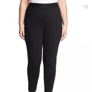 VINCE CAMUTO Black Ponte Leggings Plus Size